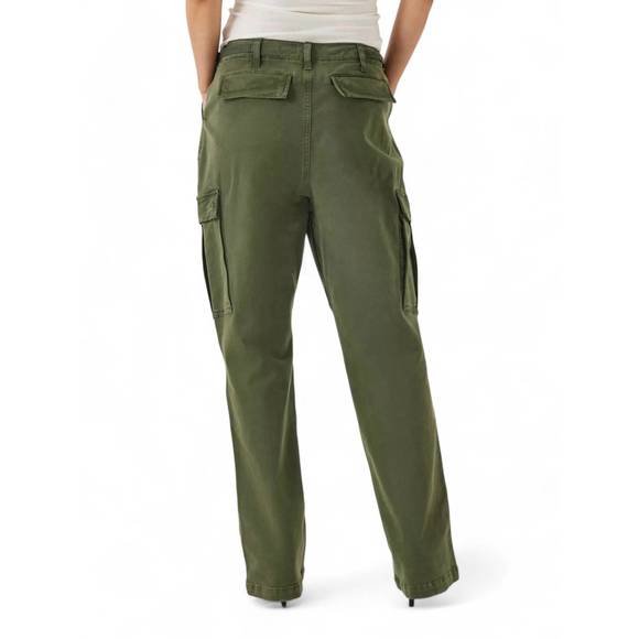 NEW GOOD AMERICAN uniform cargo pant in fatigue001 - Picture 2 of 5